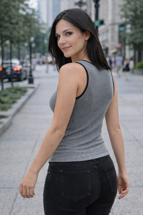 Gigotto Kadın Seamless Fitilli Atlet