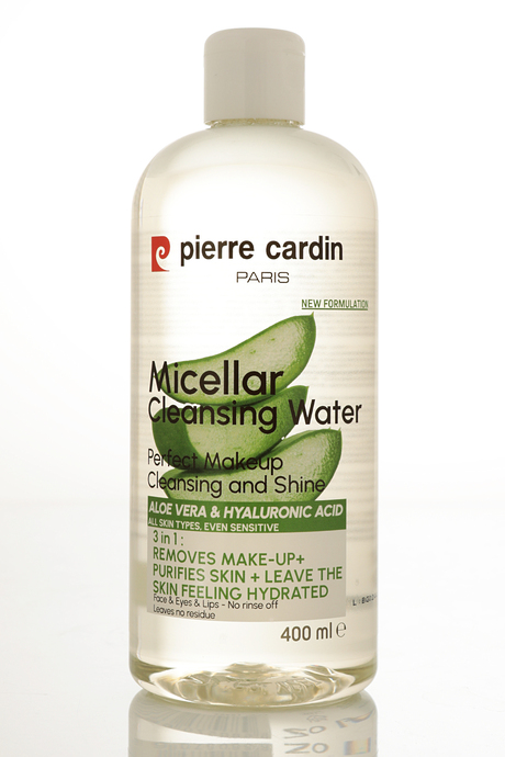 Pierre Cardin Gently Cleansing Micellar Water with Aloe Vera & Hyaluronic Acid-Makyaj Temizleme Suyu 400 ml