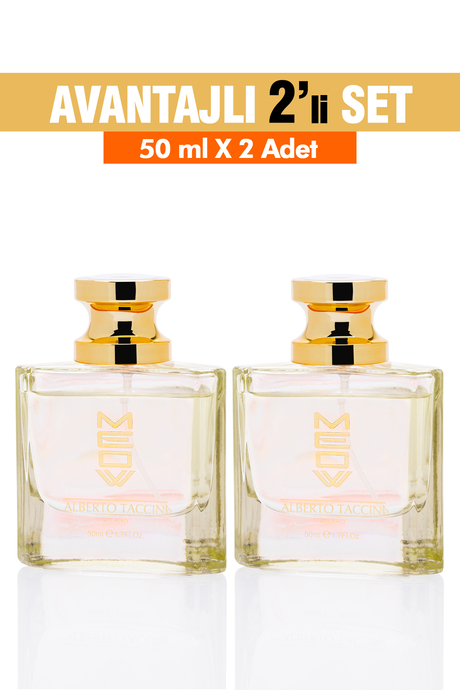 2'Li Set Alberto Taccini Meow Kadın Parfüm 50 ml
