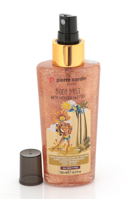 Pierre Cardin Body Mist With Golden Glitter-Altın Işıltılı Vücut Spreyi-125 ml