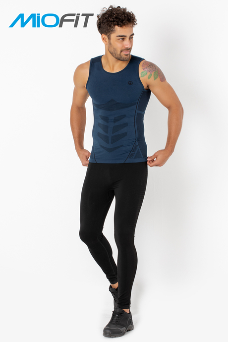 MioFit Erkek Breathable Mesh Dikişsiz Spor Atlet