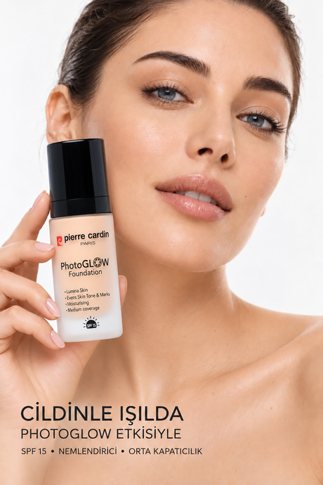 Pierre Cardin Photoglow Aydınlık Veren Fondöten Tawny Beige with Warm Neutral