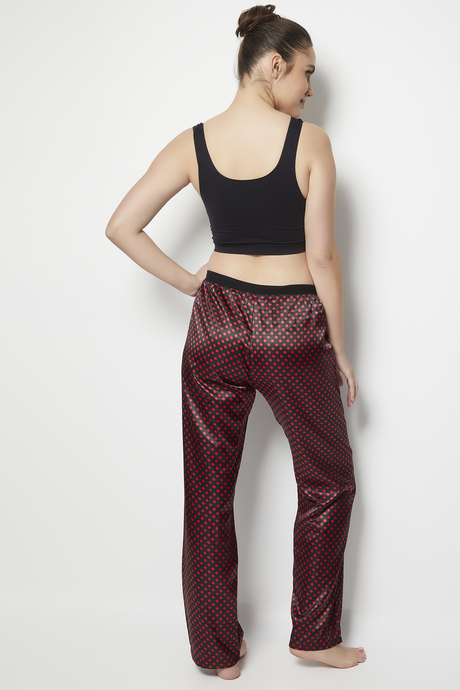 Miorre Puantiyeli Saten Pijama Altı