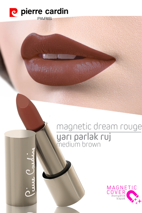 Pierre Cardin Magnetic Dream Lipstick  - Medium Brown - 266
