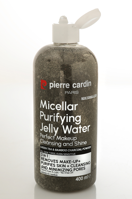Pierre Cardin Gently Cleansing Micellar Water with Charcoal Powder & Green Tea-Makyaj Temizleme Suyu 400 ml