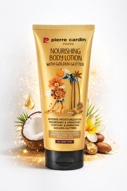 Pierre Cardin Nourishing Body Lotion with Golden Glitter-Altın Işıltılı Besleyici Vücut Losyonu-200ml