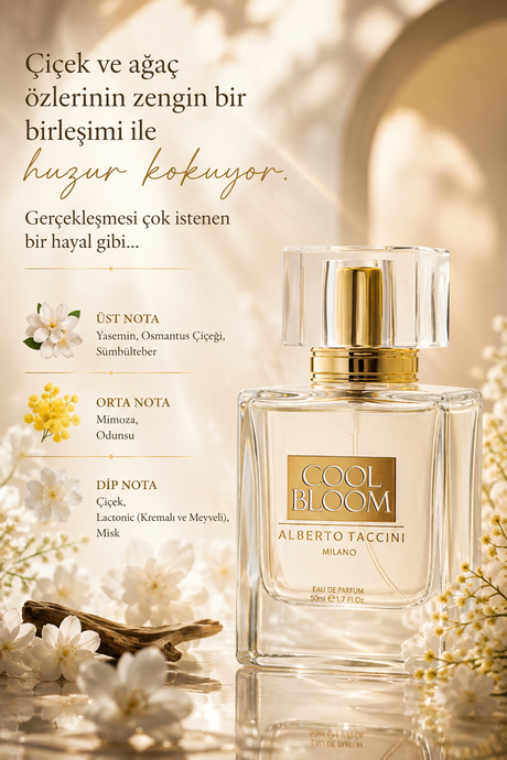 Alberto Taccini Cool Bloom EDP Kadın Parfümü 50 ML