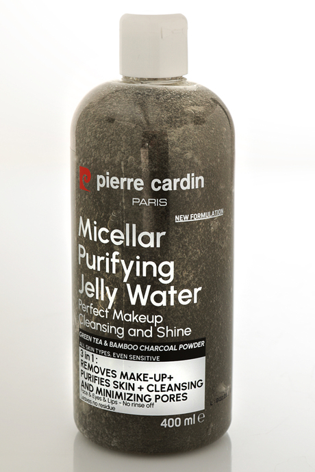 Pierre Cardin Gently Cleansing Micellar Water with Charcoal Powder & Green Tea-Makyaj Temizleme Suyu 400 ml