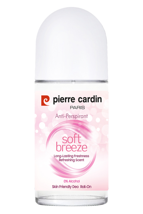 Pierre Cardin Roll-on Kadın Deodorant Ter Kokusu Önleyici Leke Bırakmayan 48 Saat Anti-perspirant Koruma – Soft Breeze Yumuşak Esinti 50 ml