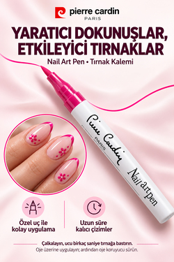 Pierre Cardin Nail Art Pen Tırnak Kalemi - Dark Pink
