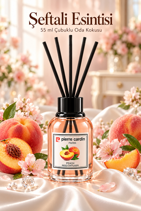 Pierre Cardin Reed Diffuser 55 ml - Peach - Oda Kokusu