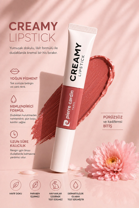 Pierre Cardin Creamy Lipstick Totally Fine 005
