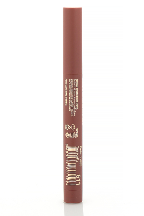 Pierre Cardin Chubby Silky Matte Lipstick –  Waterproof- Suya Dayanıklı Soft Mat Kalem-Ruj-Terracotta-611