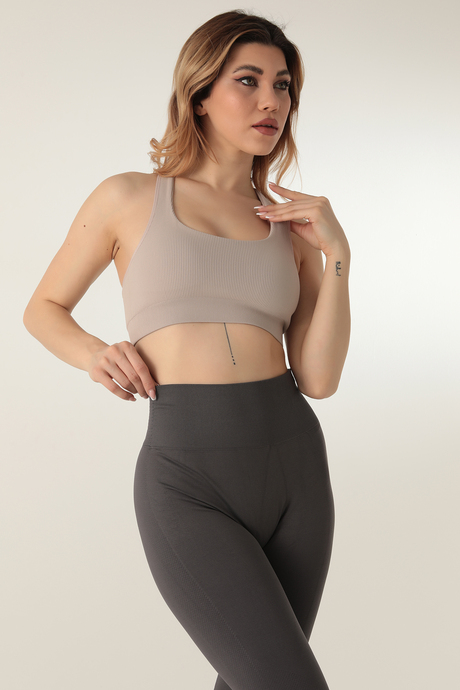 DoReMi Seamless Ripli Pedli Spor Sütyen