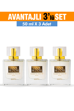 3'Lü Set Alberto Taccini  Cool Bloom Kadın Parfüm 50 ml