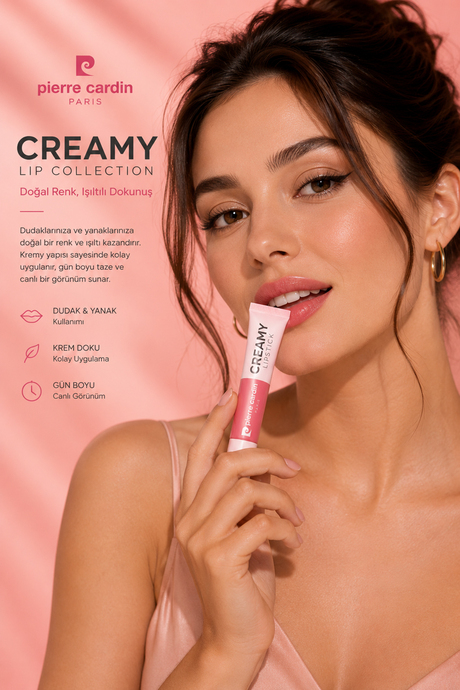 Pierre Cardin Creamy Lipstick Light Pink 002