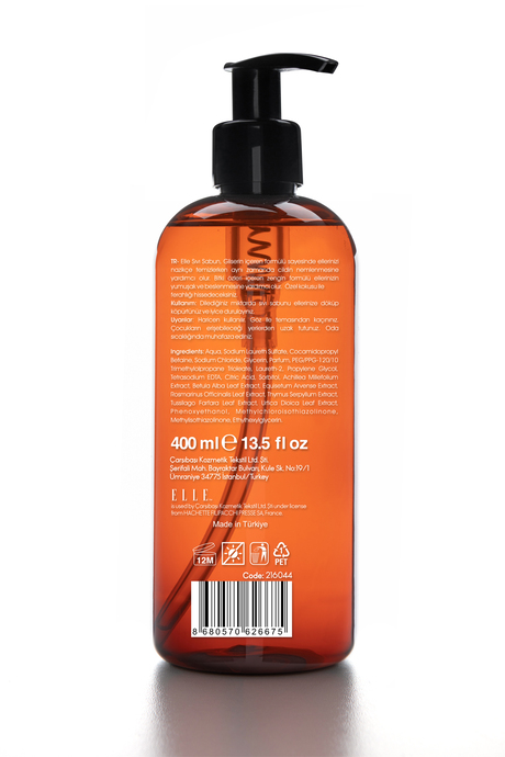 Elle Refreshing Liquid Hand Wash - Canlandırıcı Sıvı Sabun - 400 ml