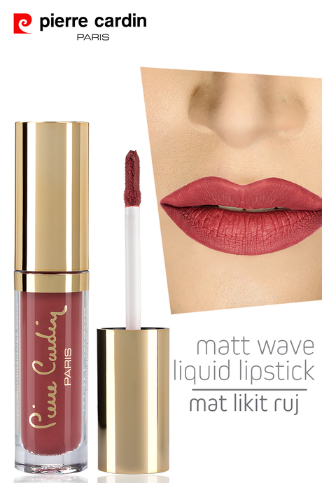 Pierre Cardin Matt Wave Liquid Lipstick – Mat Likit Ruj - Nectarine