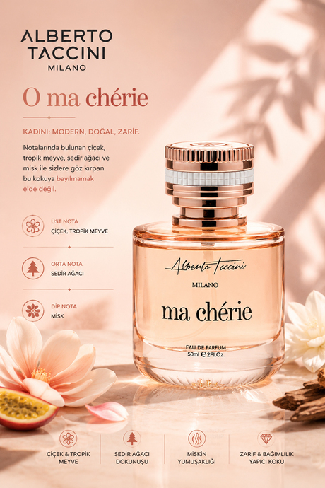 Alberto Taccini Ma Chérie EDP Kadın Parfümü 50 ML