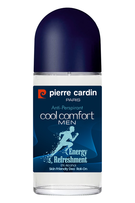 Pierre Cardin Roll-on Erkek Deodorant Ter Kokusu Önleyici Leke Bırakmayan 48 Saat Anti-perspirant Koruma – Cool Comfort Serin Konfor 50 ml