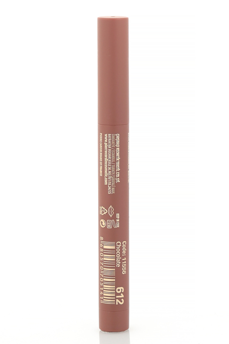 Pierre Cardin Chubby Silky Matte Lipstick –  Waterproof- Suya Dayanıklı Soft Mat Kalem-Ruj-Chocolate-612