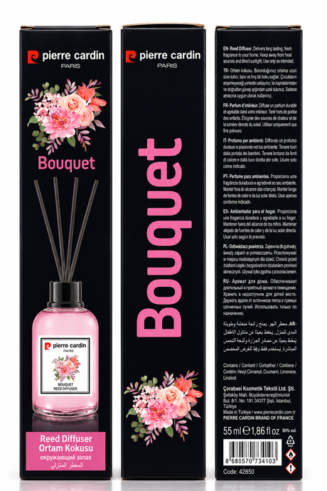 Pierre Cardin Reed Diffuser 55 ml - Bouquet - Oda Kokusu