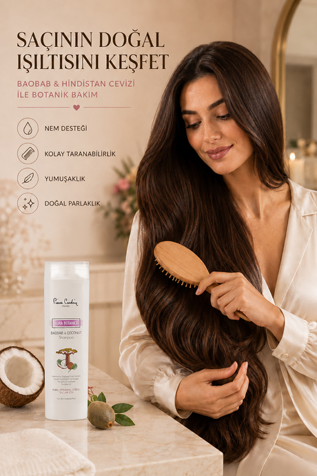 Pierre Cardin Aura Botanica Baobab & Hindistan Cevizi Özlü Şampuan 360 ML