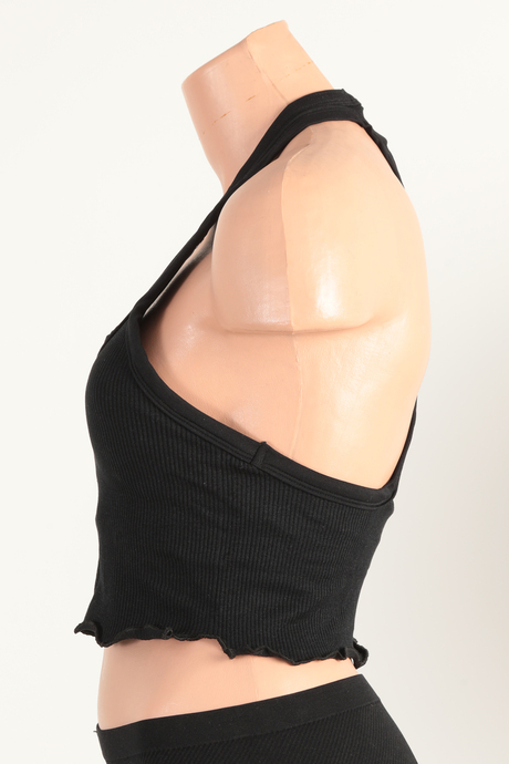 DoReMi Kaplı Sırt Detaylı Crop Atlet