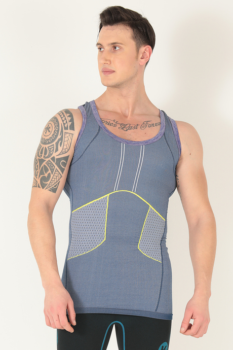 Sporcu Unisex Gym Seamless Dikişsiz T-shirt