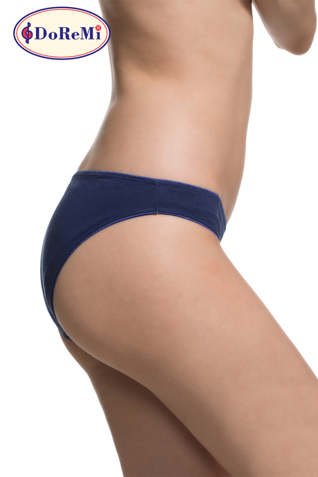 DoReMi 2'Li Günlük Penye Rahat Kalıp Kadın Slip Külot