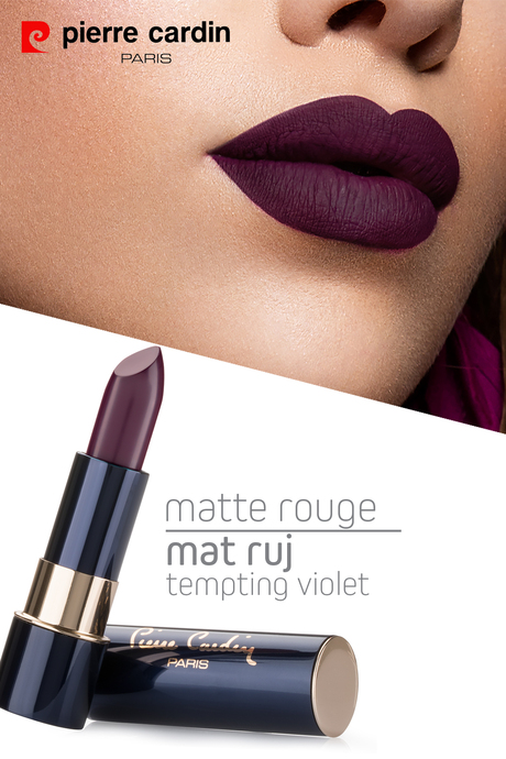 Pierre Cardin Matte Rouge Mat Ruj - Tempting Violet