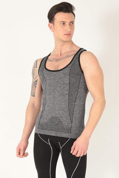 Sporcu Unisex Gym Seamless Dikişsiz T-shirt