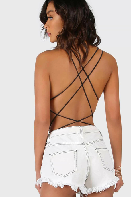 Miorre Sırt Dekolteli Babydoll