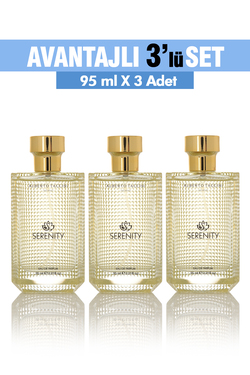 88866 3'lü Set Alberto Taccini SERENITY Kadın Parfümü - 95 ml
