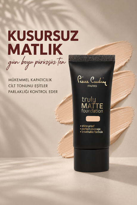 Pierre Cardin Truly Matte Foundation - Light