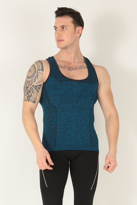 Sporcu Unisex Gym Seamless Dikişsiz T-shirt