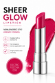 Pierre Cardin Sheer Glow Lipstick - Parlak Bitişli Nemlendirici Ruj - Electric Fuschia - 008