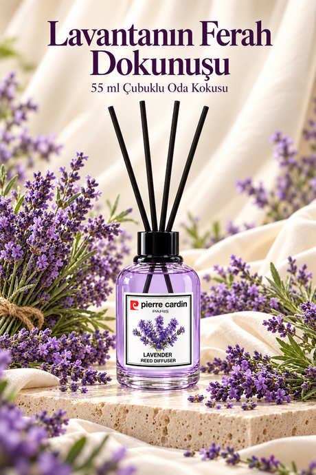 Pierre Cardin Reed Diffuser 55 ml - Lavender - Oda Kokusu