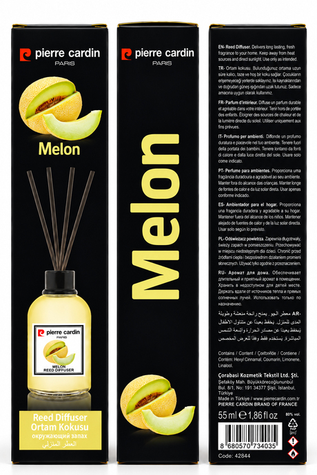 Pierre Cardin Reed Diffuser 55 ml - Melon - Oda Kokusu