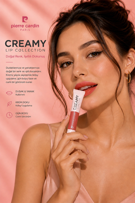 Pierre Cardin Creamy Lipstick Gateaway Vibe 007