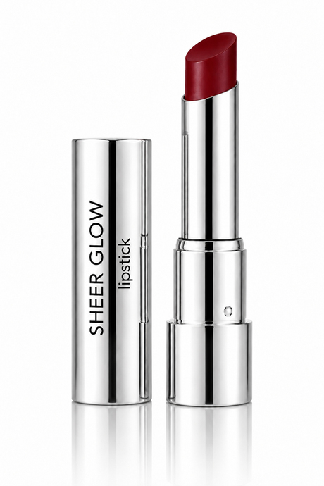 Pierre Cardin Sheer Glow Lipstick - Parlak Bitişli Nemlendirici Ruj - Bourdeux - 015