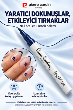 Pierre Cardin Nail Art Pen Tırnak Kalemi - Electric Blue