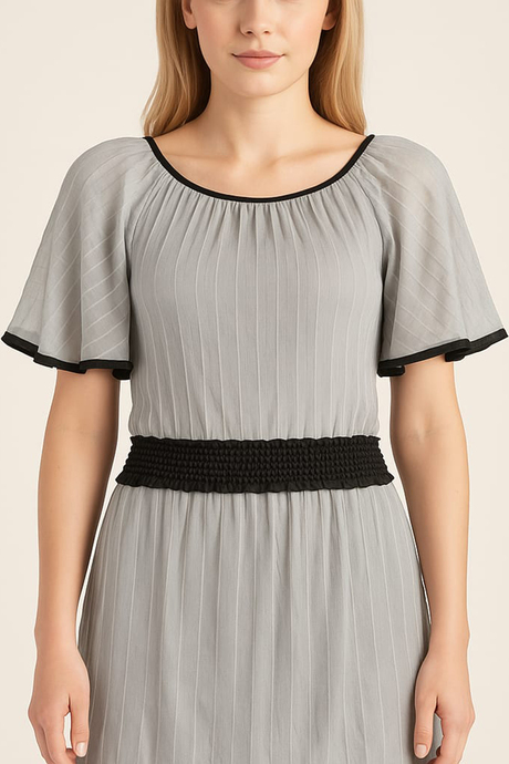 DoReMi Şifon Tül Kısa Elbise