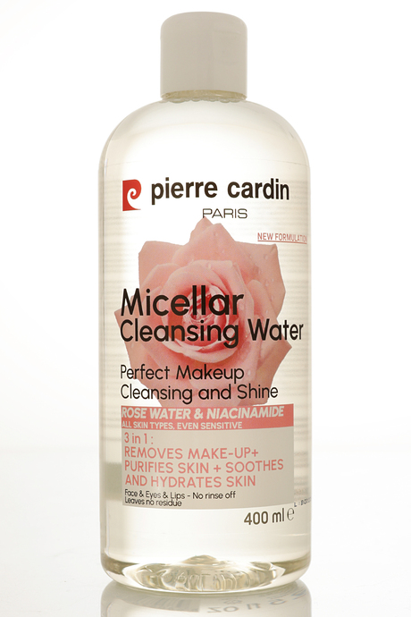 Pierre Cardin Gently Cleansing Micellar Water with Rose Water & Niacinamide-Makyaj Temizleme Suyu 400 ml