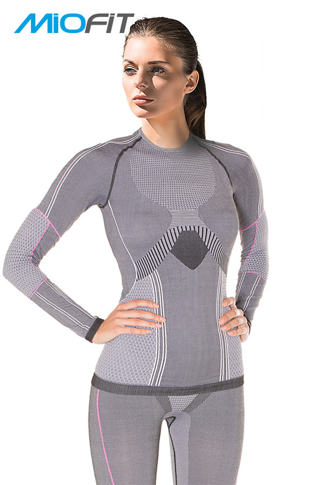 MioFit Kadın Running Power Fit Uzun Kollu Dikişsiz Spor Tişört