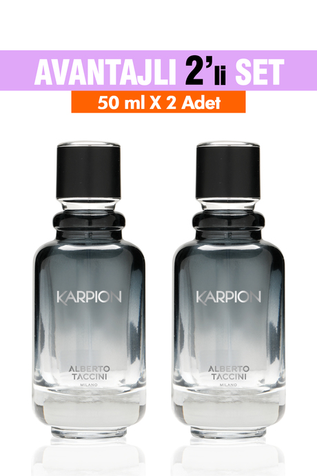 88859 2'Li Set Alberto Taccini KARPION Erkek Parfümü - 50 ml
