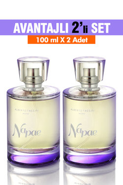 2'Li Set Alberto Taccini NAPAE Kadın Parfümü - 100 ml
