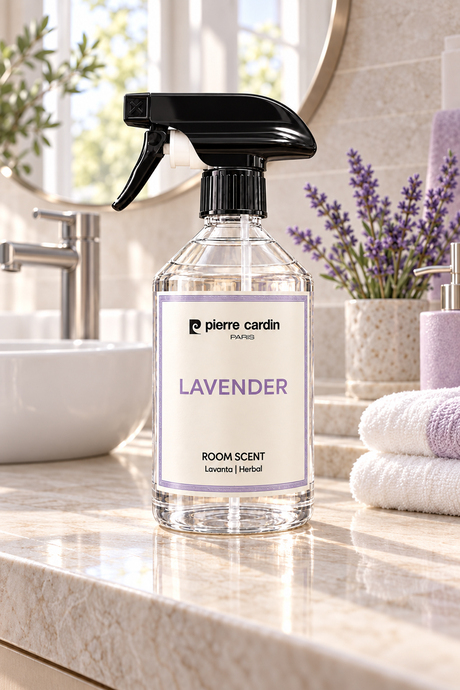 Pierre Cardin Room & Laundry Scent Spray Lavender 500 ml - Rahatlatıcı Lavanta Oda ve Çamaşır Kokusu Spreyi