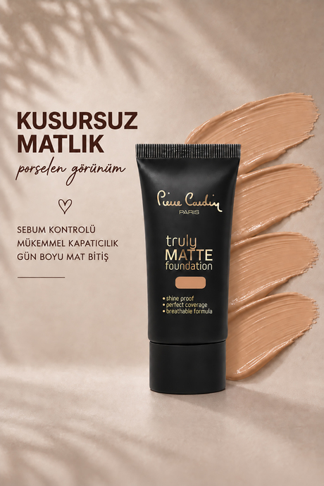 Pierre Cardin Truly Matte Foundation - Gold Beige