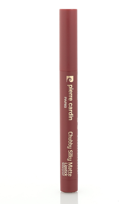 Pierre Cardin Chubby Silky Matte Lipstick –  Waterproof- Suya Dayanıklı Soft Mat Kalem-Ruj-Bourdaux-608